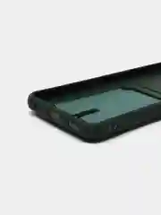 Зеленый чехол Samsung Galaxy A23, Самсунг Галакси А23 силиконовый с карманом для карты