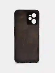 Бордовый чехол с рисунком на Realme C35 (Реалми С35)