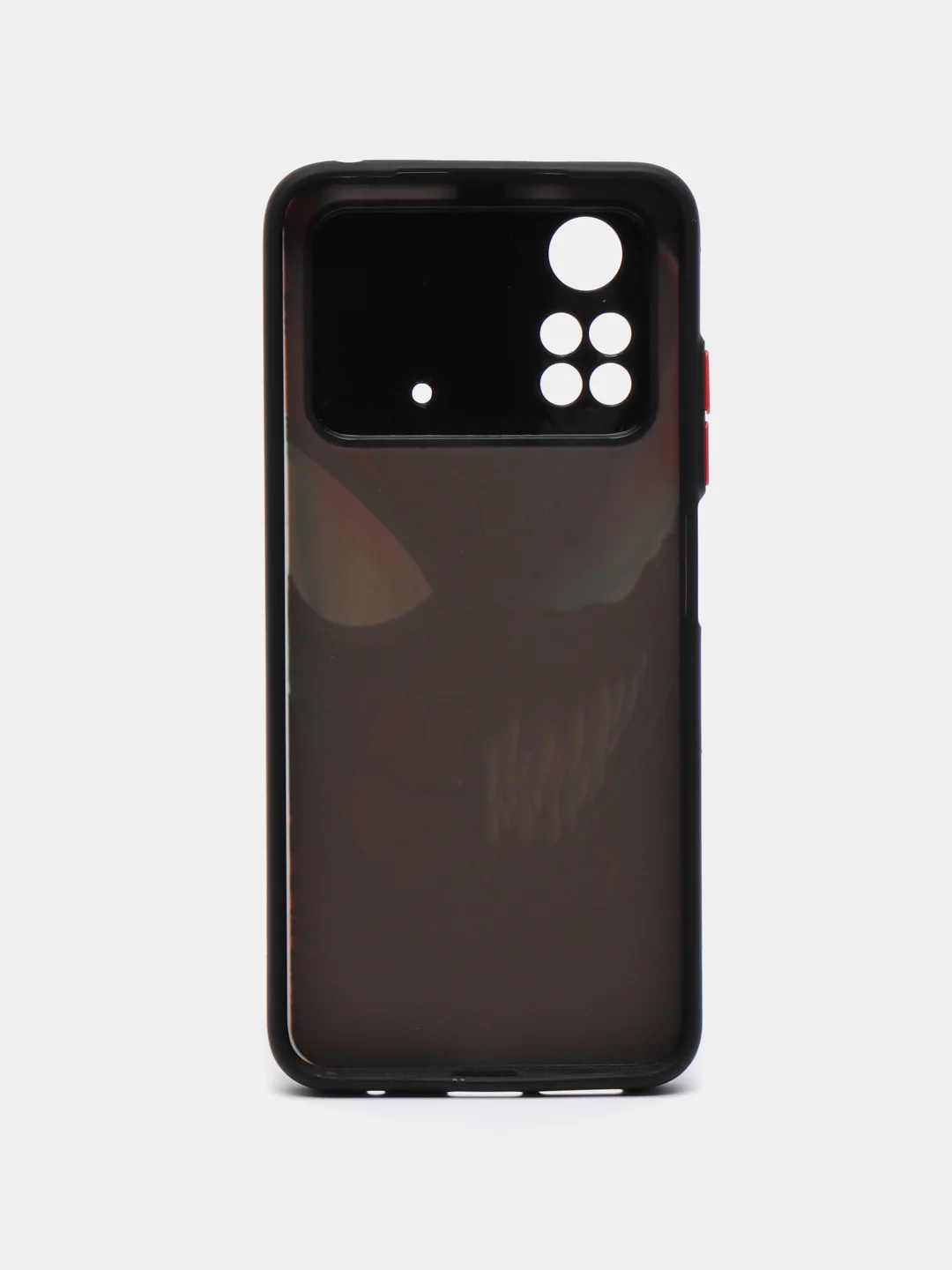 Черный чехол с ярким рисунком/принтом на Xiaomi Poco M4 Pro 4G 6,43" (Сяоми Поко М4 Про 4G 6.43")