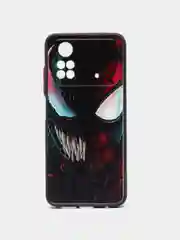 Черный чехол с ярким рисунком/принтом на Xiaomi Poco M4 Pro 4G 6,43" (Сяоми Поко М4 Про 4G 6.43")