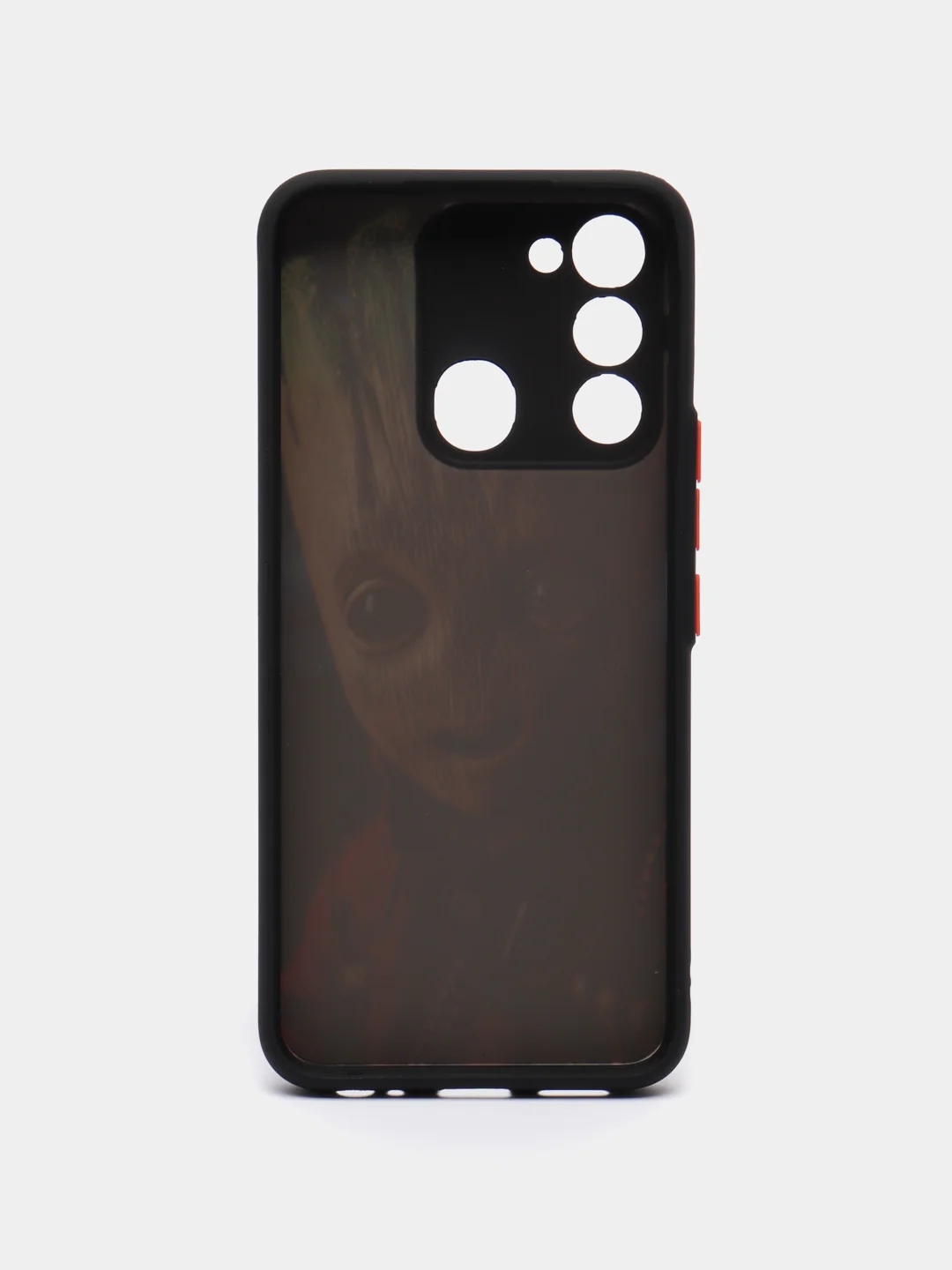 Терракотовый чехол с рисунком на Tecno Spark 8C и Tecno Go 2022 (Текно Спарк 8С и Текно Го 2022)