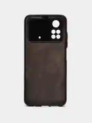 Бордовый чехол с ярким рисунком/принтом на Xiaomi Poco M4 Pro 4G 6,43" (Сяоми Поко М4 Про 4G 6.43")