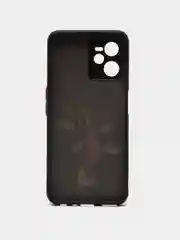 Синий чехол с рисунком на Realme C35 (Реалми С35)
