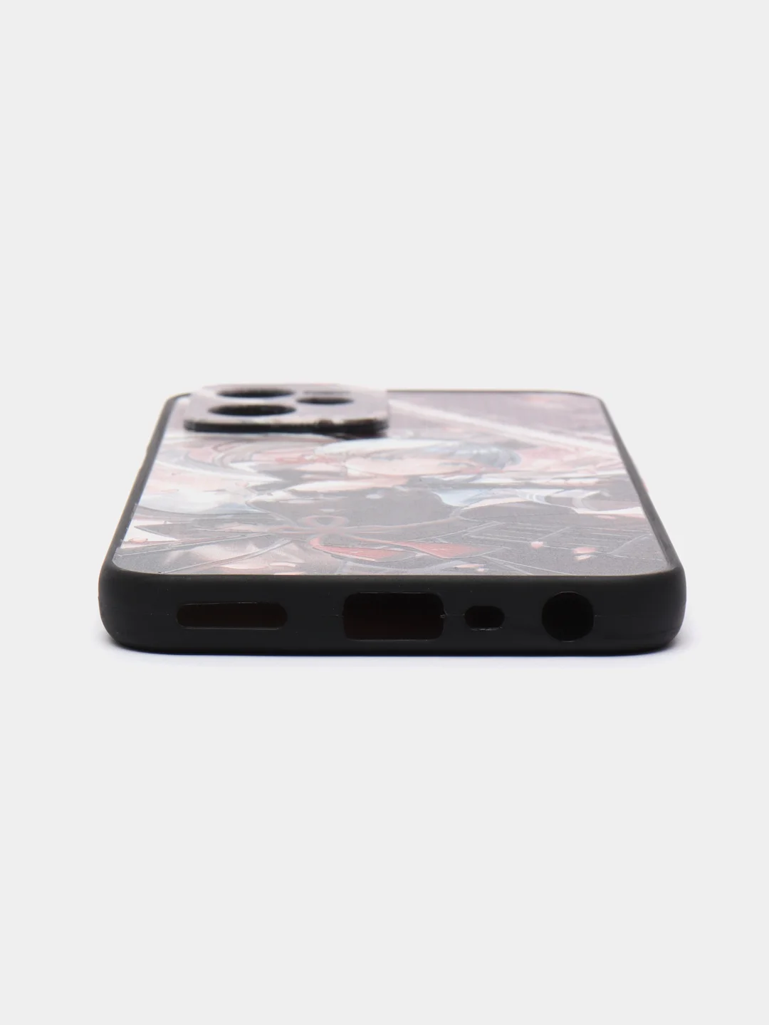 Багровый чехол с рисунком на Realme C35 (Реалми С35)