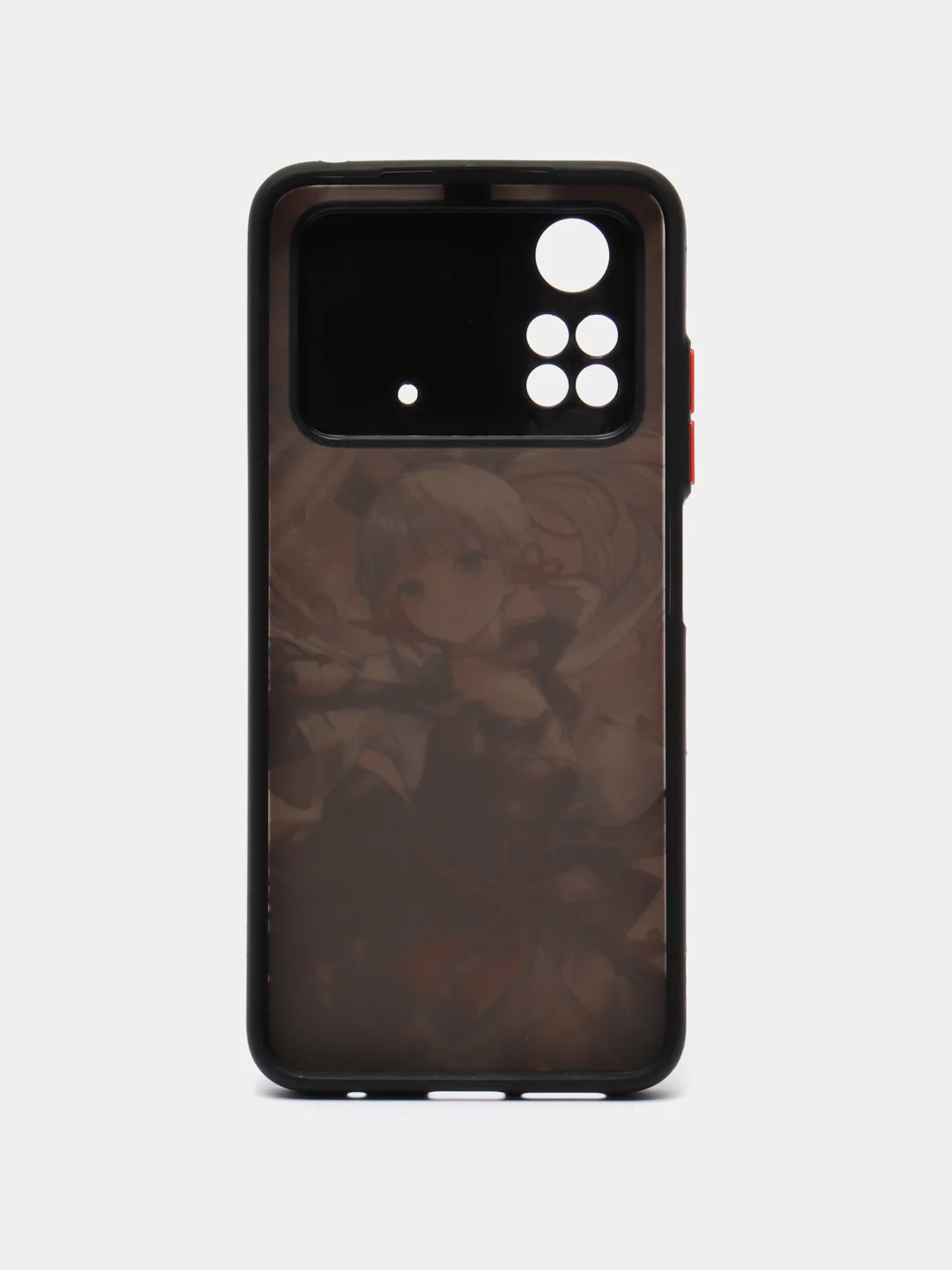 Алый чехол с ярким рисунком/принтом на Xiaomi Poco M4 Pro 4G 6,43" (Сяоми Поко М4 Про 4G 6.43")
