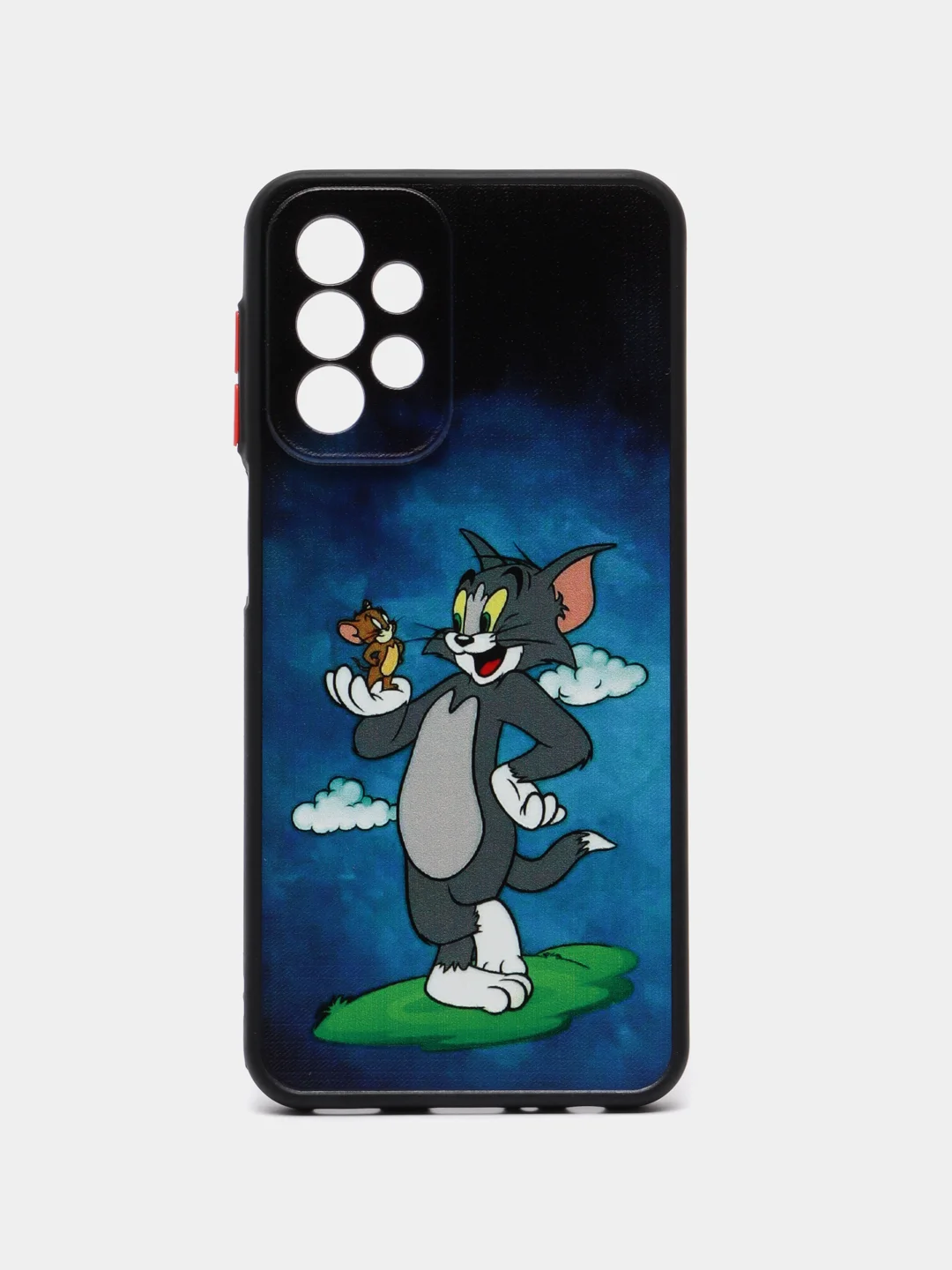 Синий чехол с рисунком на Samsung Galaxy A23 (Самсунг Галакси А23)