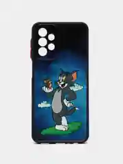 Синий чехол с рисунком на Samsung Galaxy A23 (Самсунг Галакси А23)