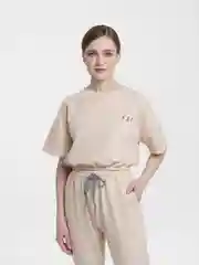 Бежевый костюм спортивный женский