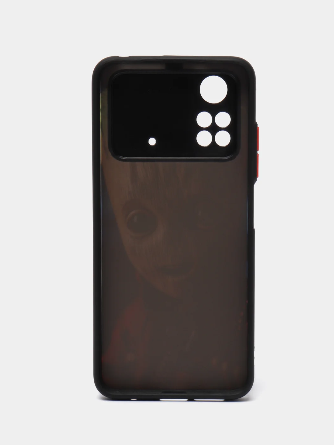 Терракотовый чехол с ярким рисунком/принтом на Xiaomi Poco M4 Pro 4G 6,43" (Сяоми Поко М4 Про 4G 6.43")
