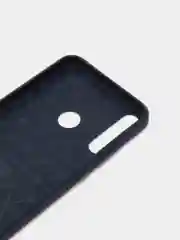 Темно-синий чехол для Honor 9C / Huawei P40 Lite E / Y7p, имитация вставок под карбон