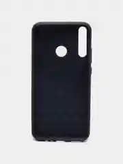 Темно-синий чехол для Honor 9C / Huawei P40 Lite E / Y7p, имитация вставок под карбон