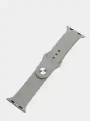 Тёмно-серый силиконовый ремешок для смарт часов Apple Watch, силиконовый браслет