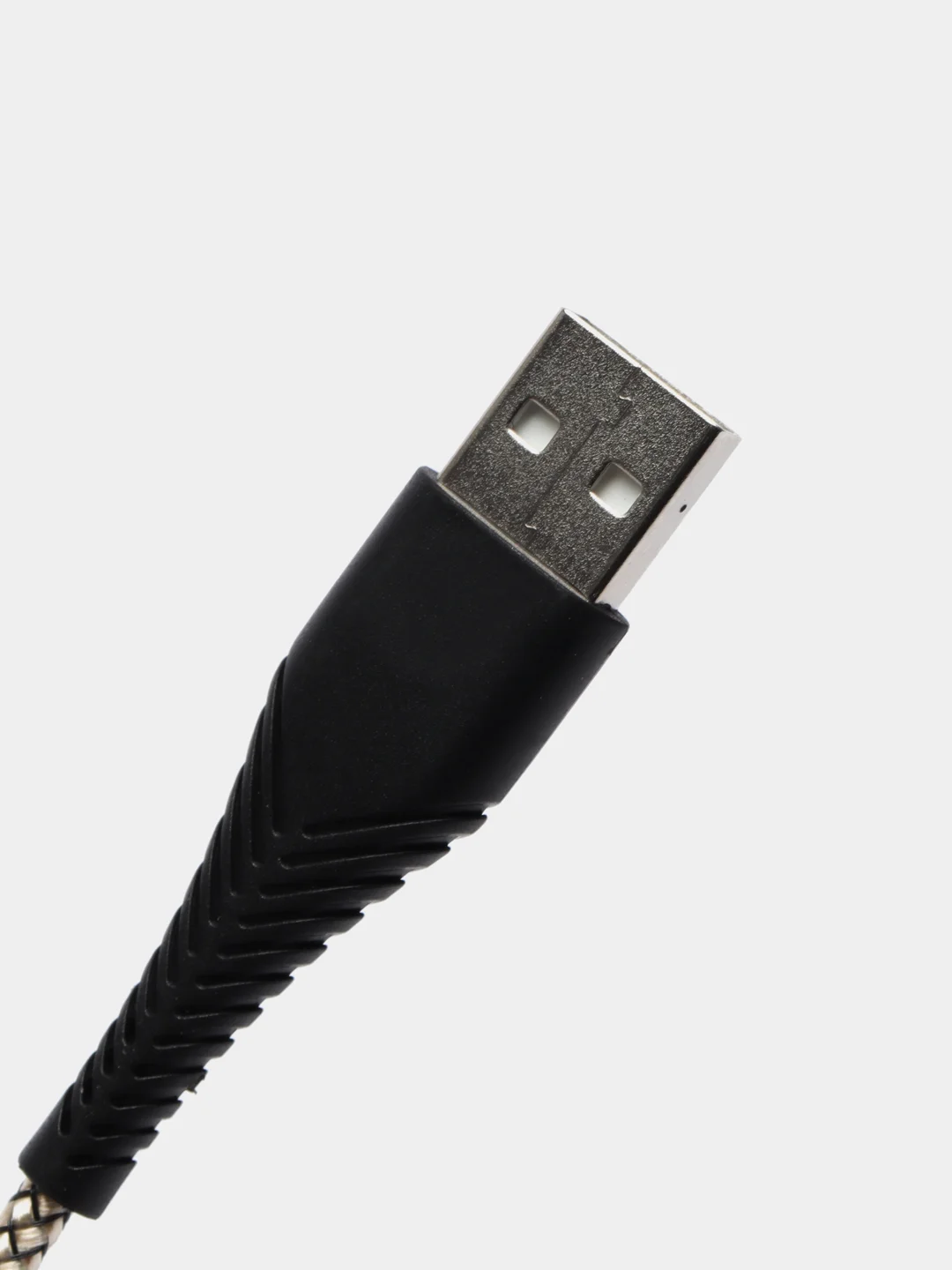 Черный зарядный кабель Borofone BX25 Type-C, Micro USB, Lightning, 2.4A