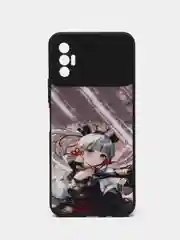 Бежевый меланж чехол с рисунком на Tecno Spark 8P (Текно Спарк 8П)