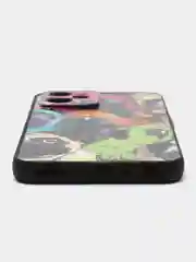 Салатовый чехол с рисунком на Realme C35 (Реалми С35)