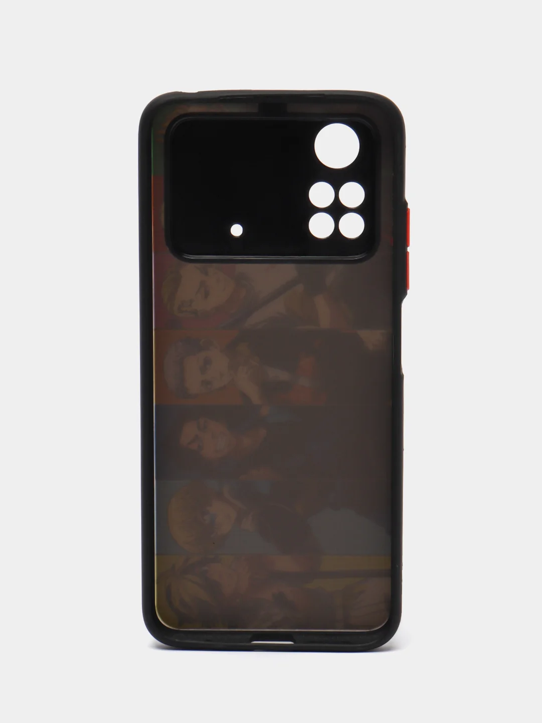 Лимонный чехол с ярким рисунком/принтом на Xiaomi Poco M4 Pro 4G 6,43" (Сяоми Поко М4 Про 4G 6.43")
