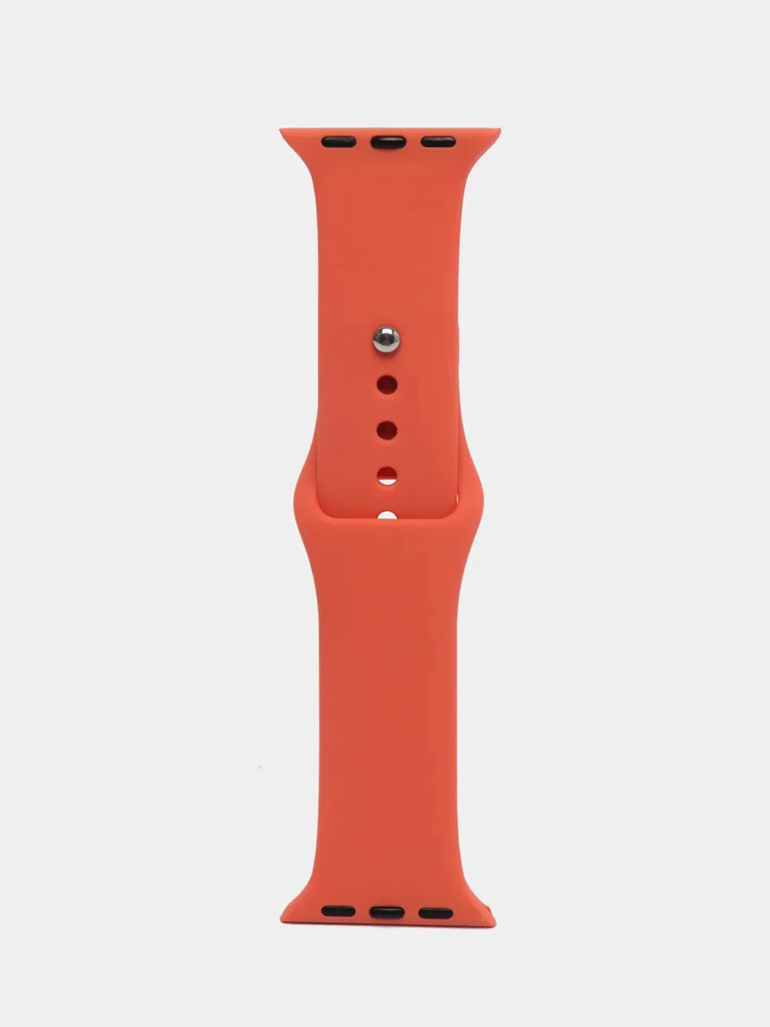 Кораллово-розовый силиконовый ремешок для смарт часов Apple Watch, силиконовый браслет