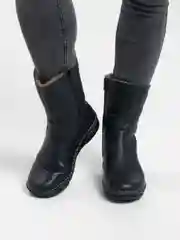 Черный полусапожки женские Rieker