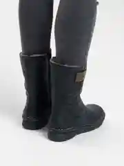 Черный полусапожки женские Rieker