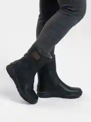 Черный полусапожки женские Rieker