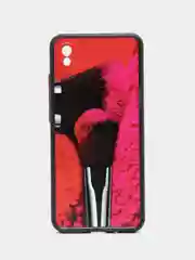 Розовый чехол с рисунком на Xiaomi Redmi 9A (Сяоми Редми 9А)