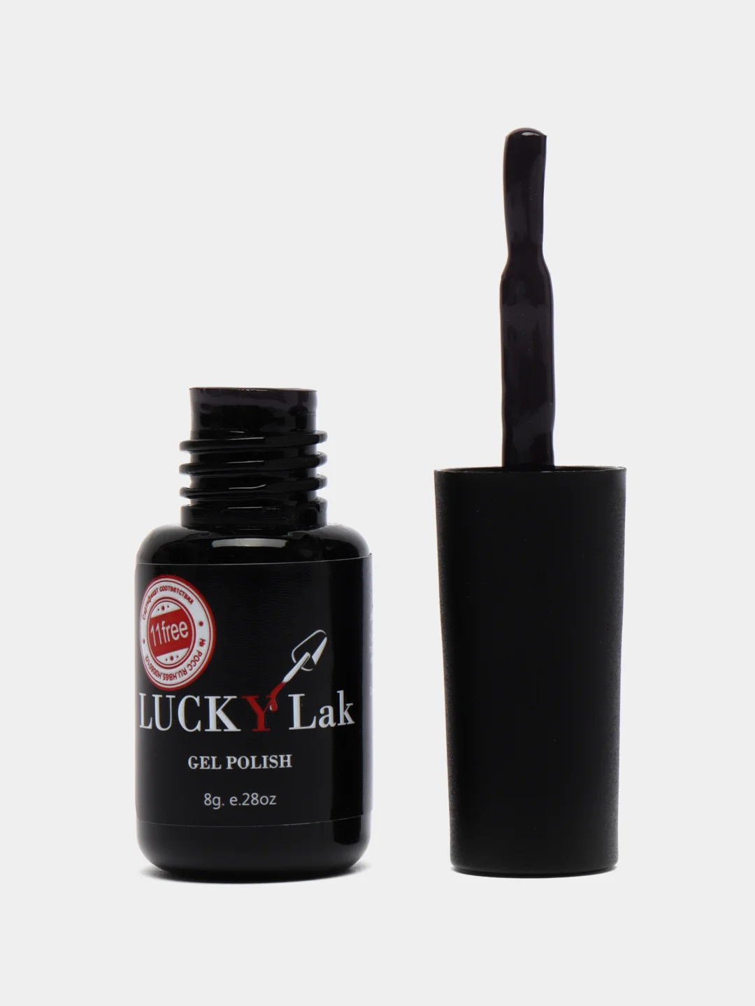 Фиолетовый гель лак Luckylak Kapsula 26 8g, сиреневый фиолетовый для маникюра и педикюра