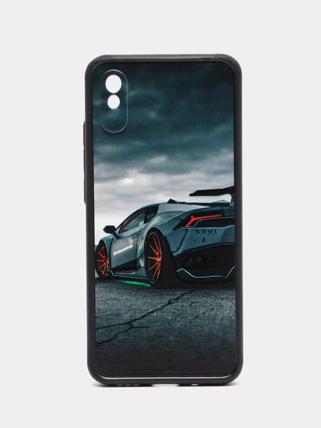 Хром чехол с рисунком на Xiaomi Redmi 9A (Сяоми Редми 9А)