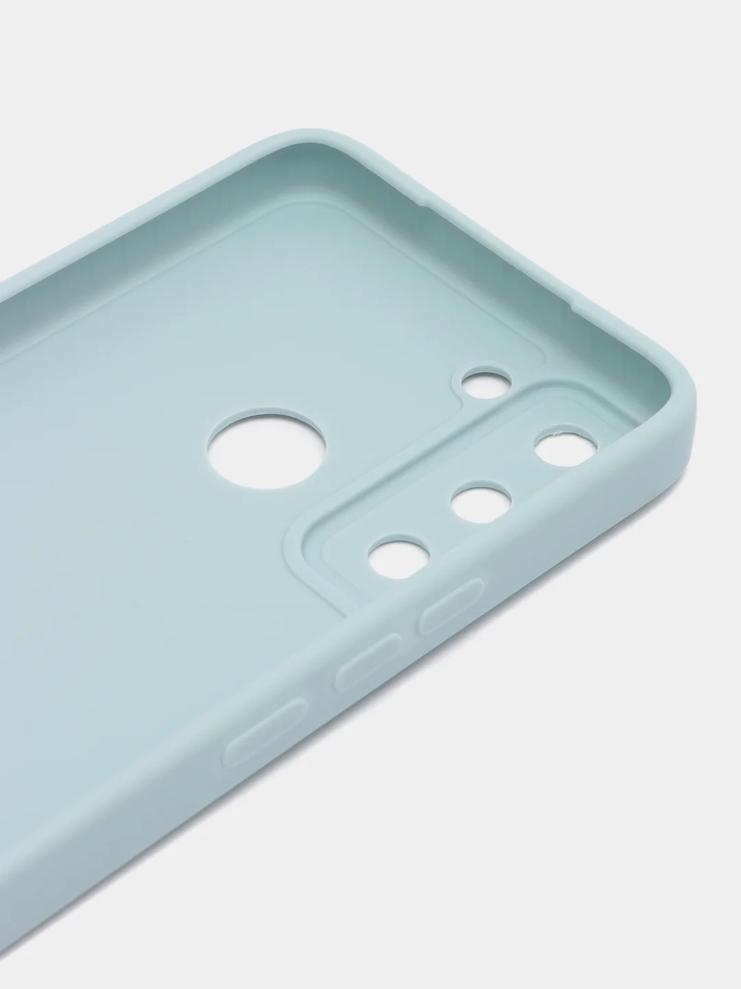 Серый металлик чехол на TECNO POP 5 LTE, силиконовый, цветной, матовый