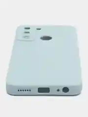 Серый металлик чехол на TECNO POP 5 LTE, силиконовый, цветной, матовый