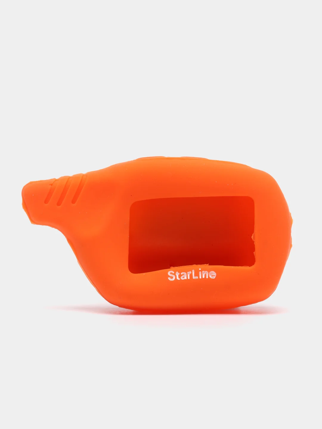 Оранжевый чехол брелка сигнализации от Starline B9, B6, A91, А61 силиконовый, для корпуса ключа
