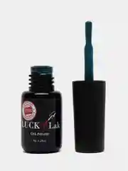 Тёмно-бирюзовый гель лак для маникюра и педикюра Luckylak Coler 04, 8g темный зеленый бирюзовый
