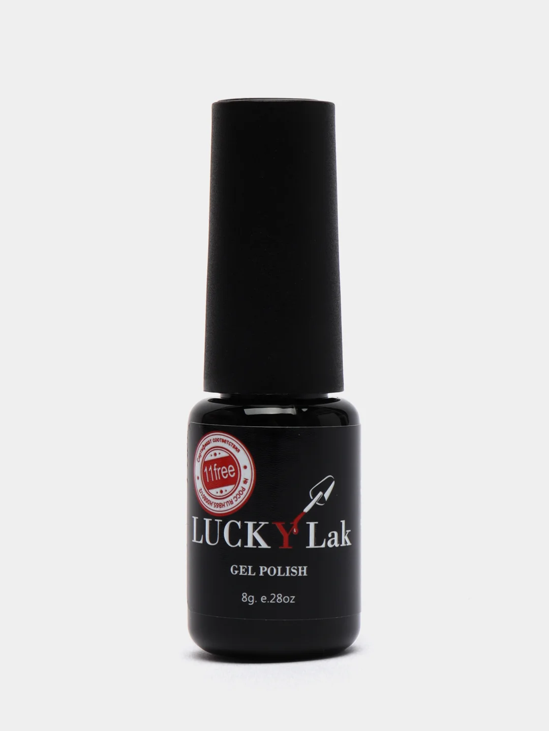 Вишнёвый гель лак Luckylak Kapsula 52, 8 g, розовый, вишневый для маникюра и педикюра