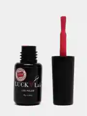 Вишнёвый гель лак Luckylak Kapsula 52, 8 g, розовый, вишневый для маникюра и педикюра