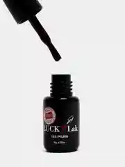 Тёмно-коричневый гель лак для ногтей Luckylak Coler 01 8g, коричневый для маникюра и педикюра