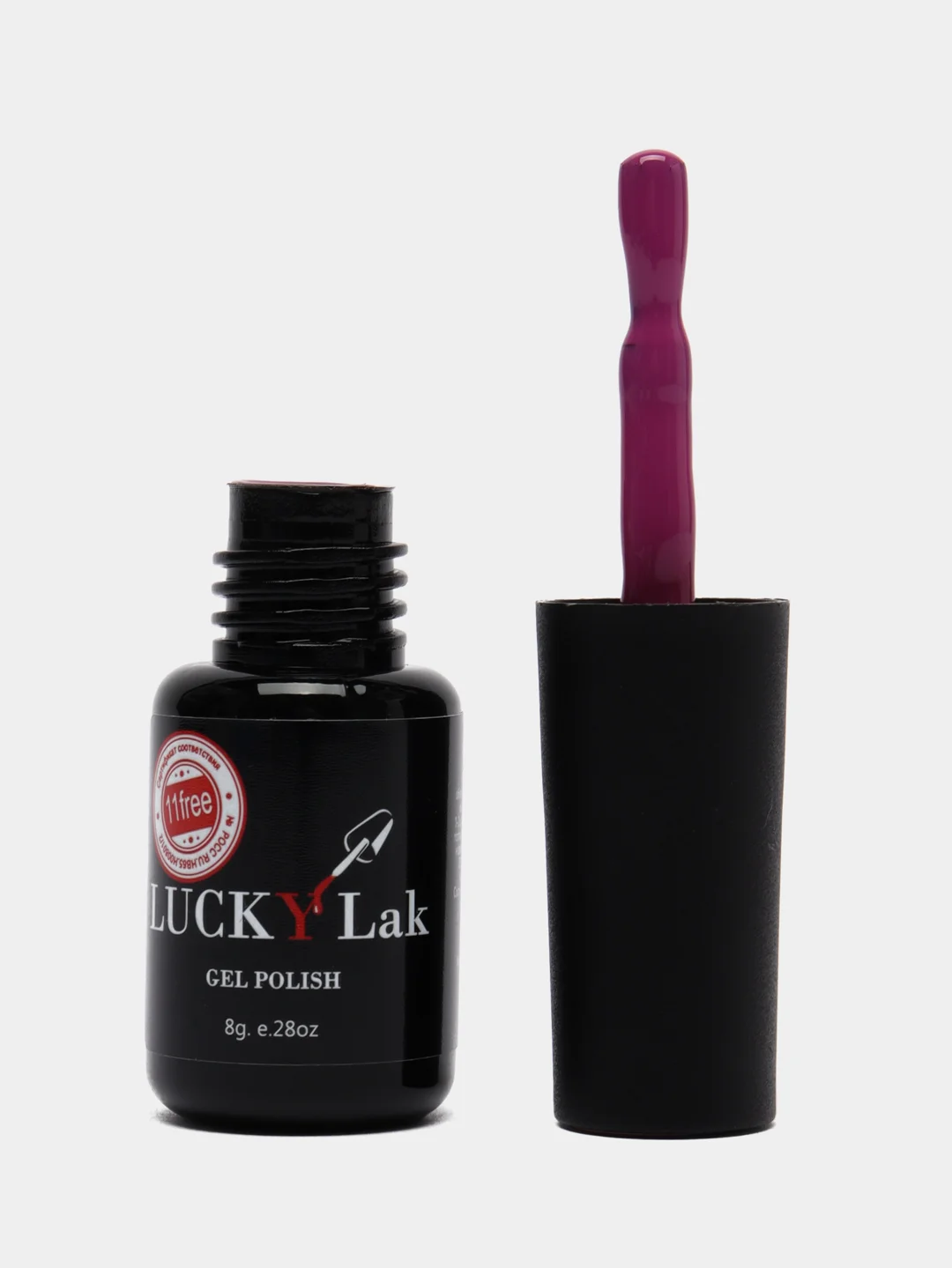 Аметистовый гель лак для ногтей Luckylak Coler 15 8g, фиолетовый для маникюра и педикюра