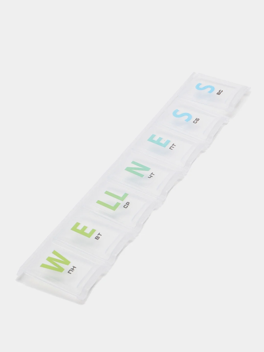 Таблетница "Health", 21 секция, 21,5 х 12 см