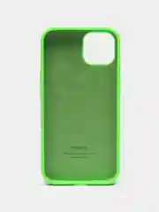 Лайм чехол Silicone Case для iPhone 13 с закрытым низом
