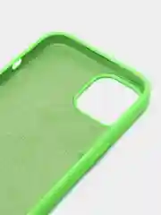 Лайм чехол Silicone Case для iPhone 13 с закрытым низом