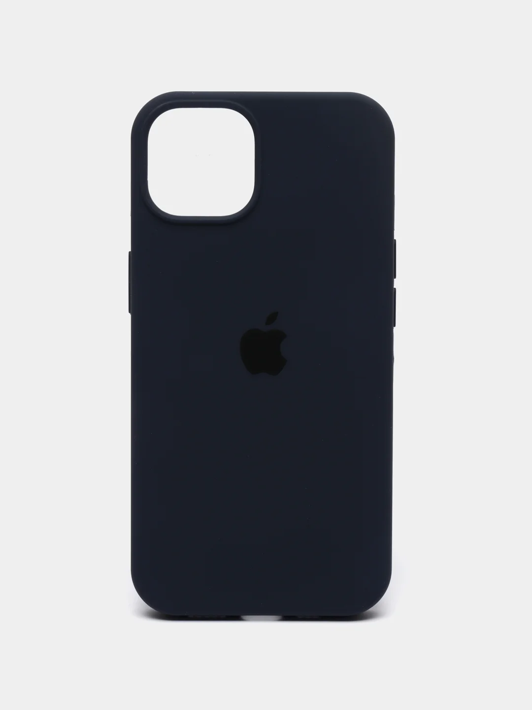 Темно-синий чехол Silicone Case для iPhone 13 с закрытым низом