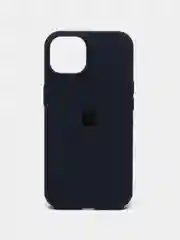 Темно-синий чехол Silicone Case для iPhone 13 с закрытым низом
