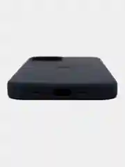 Темно-синий чехол Silicone Case для iPhone 13 с закрытым низом