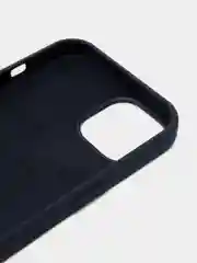 Темно-синий чехол Silicone Case для iPhone 13 с закрытым низом