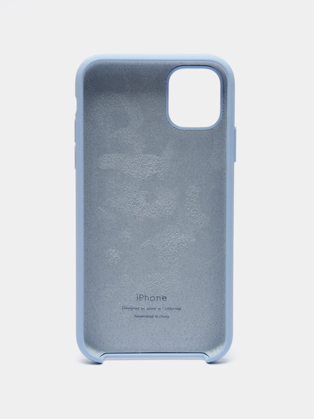 Ледяной чехол Silicone Case для iPhone 11, с открытым низом