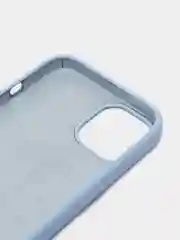 Небесно-голубой чехол Silicone Case для iPhone 13 с закрытым низом