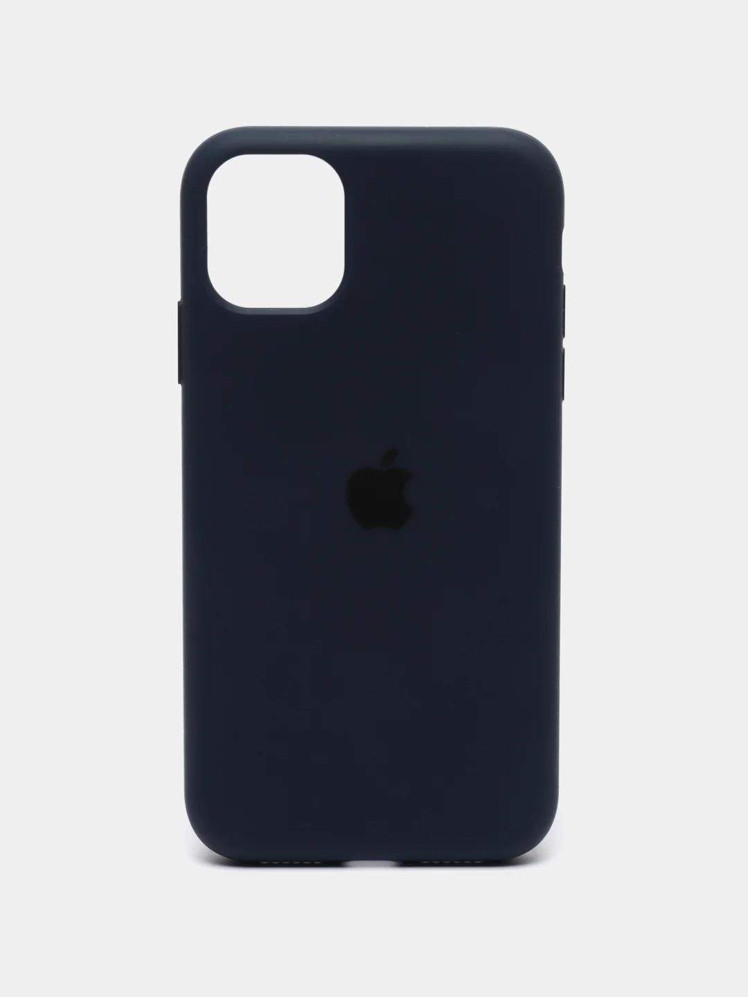 Темно-синий чехол Silicone Case для iPhone 11 с закрытым низом