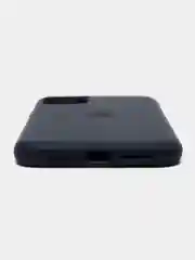 Темно-синий чехол Silicone Case для iPhone 11 с закрытым низом