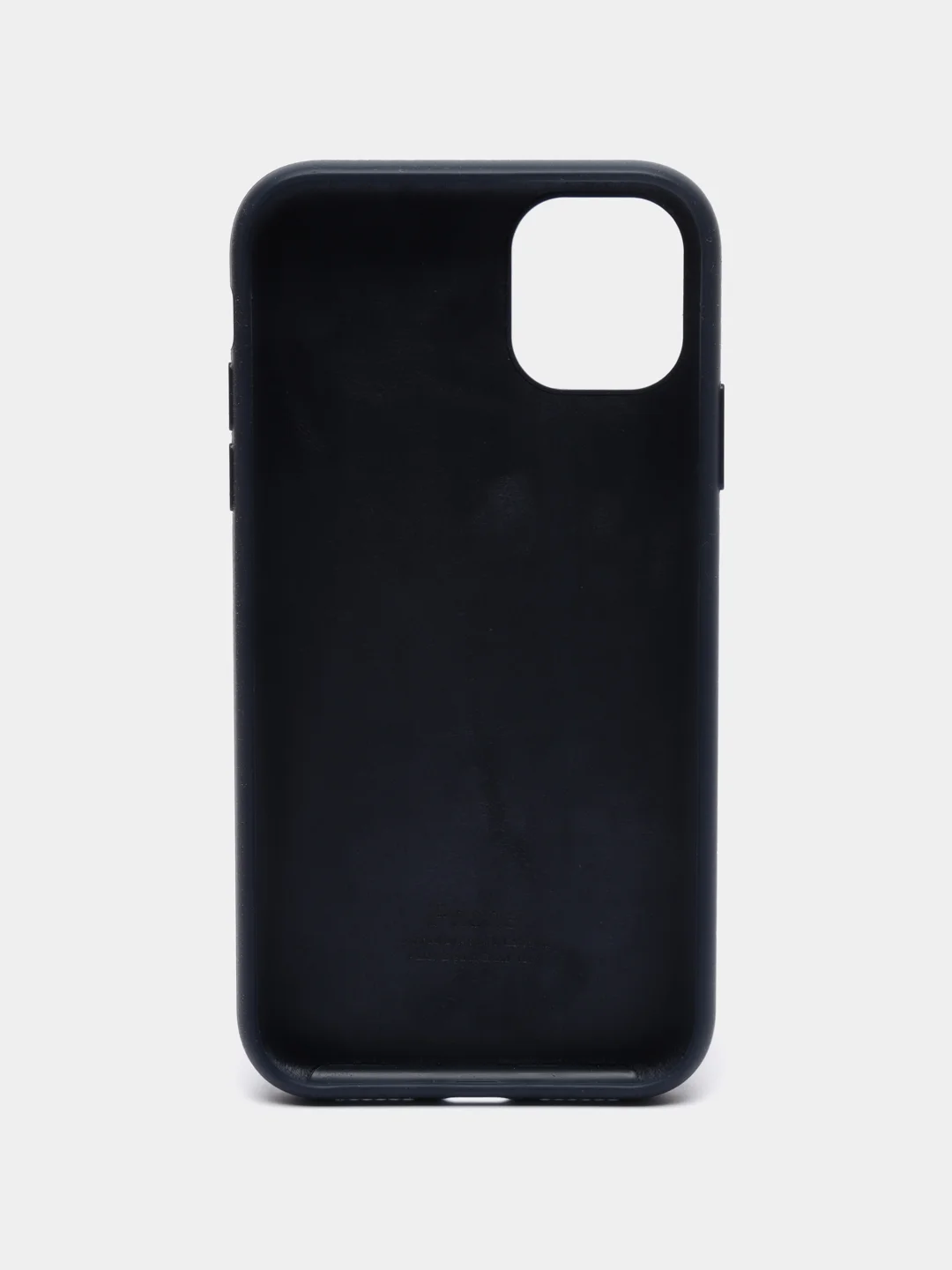 Темно-синий чехол Silicone Case для iPhone 11 с закрытым низом