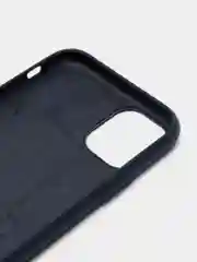 Темно-синий чехол Silicone Case для iPhone 11 с закрытым низом