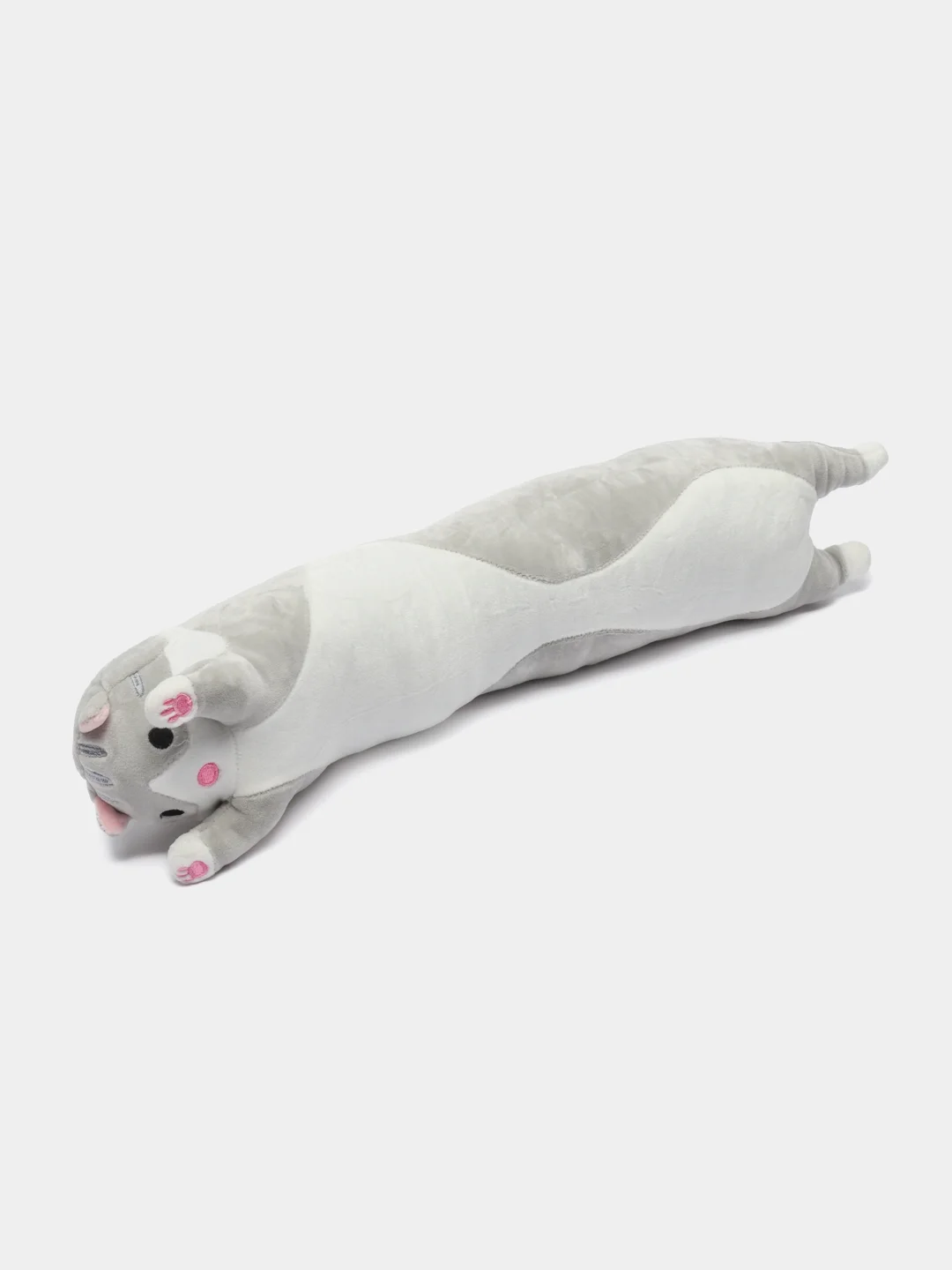 Серый мягкая игрушка кошка Long Cat/кот батон/длинный кот