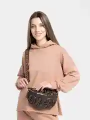 Золотистый хаки сумка женская через плечо